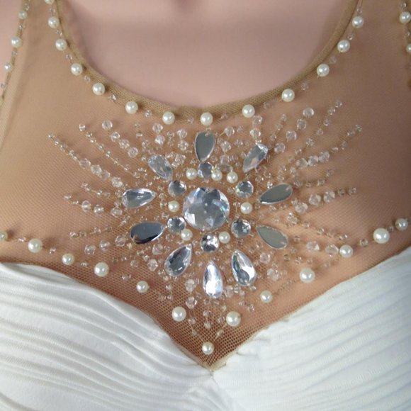 FRANK LYMAN - DESIGNER DRESS - WEDDING, COCKTAIL, PARTY - SIZE 10 - STUN… - Picture 6 of 11